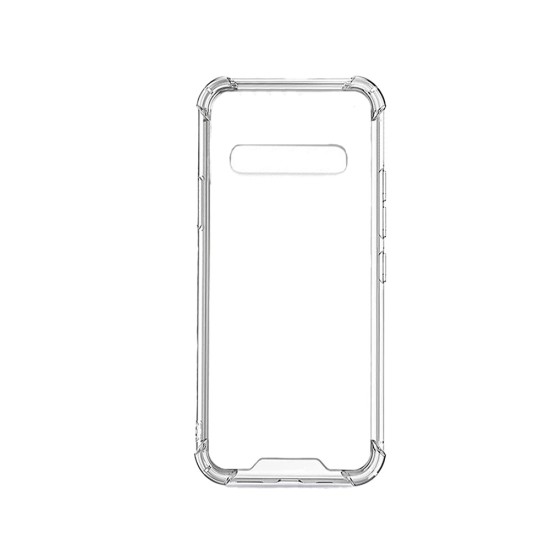 Silicone Hard Corners Case for Samsung Galaxy S10 Plus Transparent